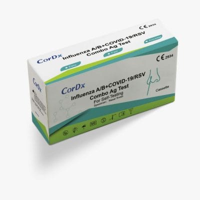CorDx RSV+Influenza AB+COVID-19 Combo Ag Test 4in1 1er-Pack