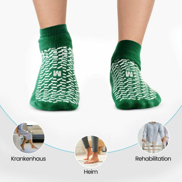 Anti-Rutsch-Socken Grün