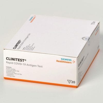 Siemens - Clinitest Rapid Covid-19 Antigen Laientest - hygiene100