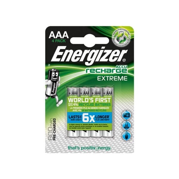Energizer NiMH Akkumulatoren Extreme Micro AAA HR03, 1,2 V (2er-Pack)