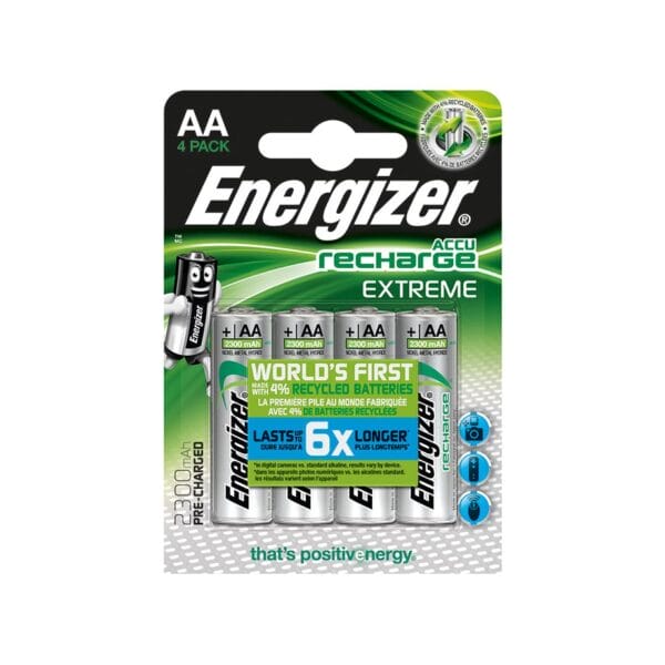 Energizer NiMH Akkumulatoren Extreme Mignon AA HR6, 1,2 V (4er-Pack)