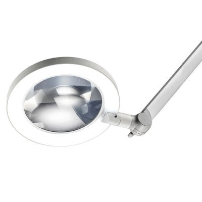 LED-Lupenleuchte reinweiß OPTICLUX 10-2 P TX (Wood-Licht)