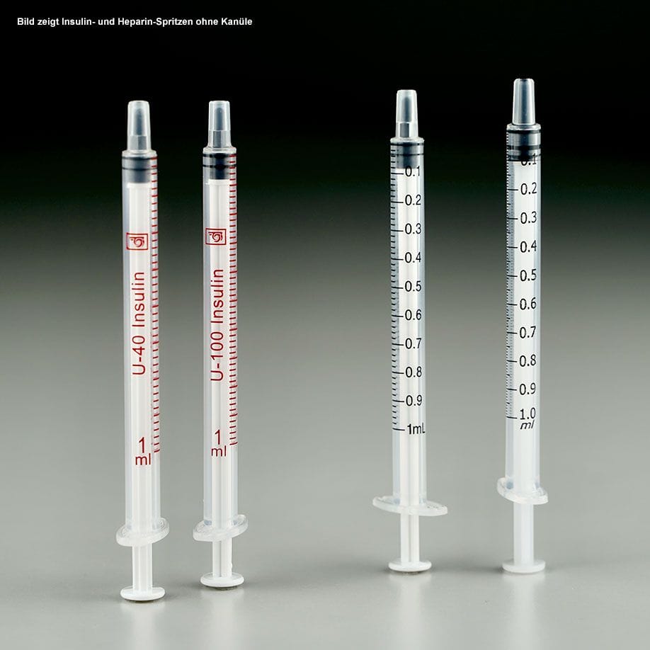 DISPOMED-Einmal-Spritzen 1ml Tuberkulin ohne Kanüle (100 Stck.)
