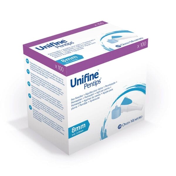 Unifine Pentips 31 G, 0,25 x 8 mm, kurz (100 Stck.)