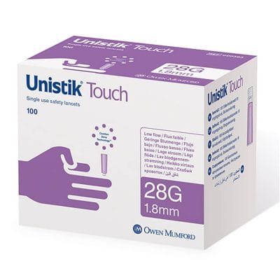 Unistik Touch 30 G, 1,5 mm Sicherheitslanzetten (100 Stck.)