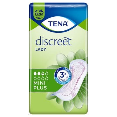 TENA Lady Discreet Mini Plus, Inkontinenzeinlagen (6 x 20 Stck.)
