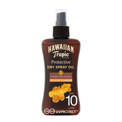 Hawaiian Tropic Protective Dry Spray Oil 200 ml LSF 10